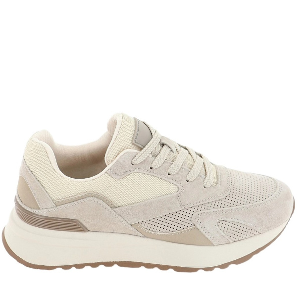 Фото Кроссовки  Baden  бежевый  кожа F-400233