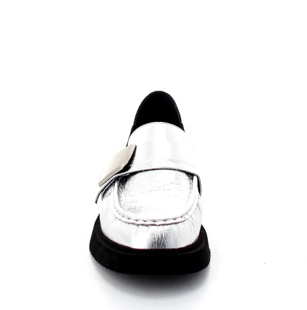 Туфли  Baden  серебряный  кожа F-400240 фото в интернет-магазине | Omadey.ru