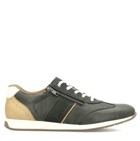 Кроссовки  Rieker  зеленый  кожа/кожа искусств. F-300024 фото в интернет-магазине | Omadey.ru