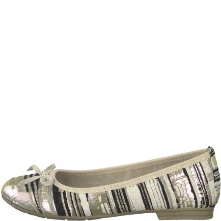 Балетки  Jana  бежевый  текстиль F-7279 фото в интернет-магазине | Omadey.ru