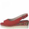 Босоножки  Jana  красный  текстиль F-90389 фото в интернет-магазине | Omadey.ru