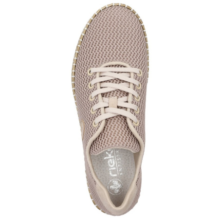 Кеды  Rieker  розовый  кожа искусств./текстиль F-300517 фото в интернет-магазине | Omadey.ru