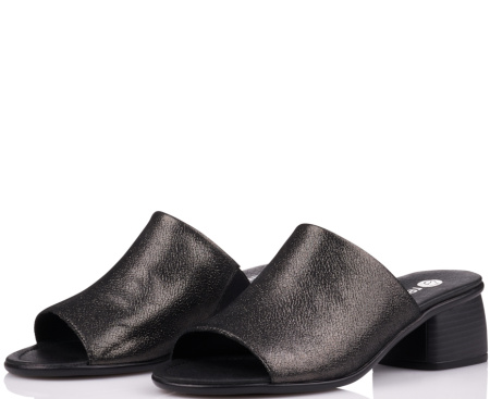 Сабо  Remonte  черный  кожа F-7235 фото в интернет-магазине | Omadey.ru