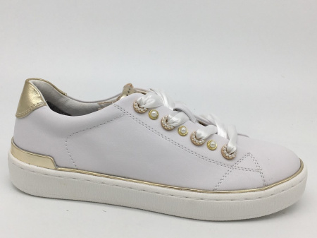 Кеды  Marco Tozzi  белый  кожа искусств. F-7386 фото в интернет-магазине | Omadey.ru