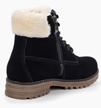 Ботинки  Keddo  синий  замша Z-8626 фото в интернет-магазине | Omadey.ru