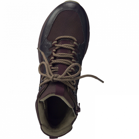 Ботинки  Jana  бордовый  текстиль Z-100837 фото в интернет-магазине | Omadey.ru