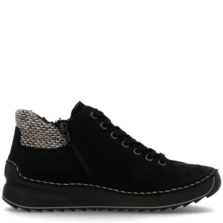 Ботинки  Rieker  черный  кожа искусств./текстиль Z-400860 фото в интернет-магазине | Omadey.ru