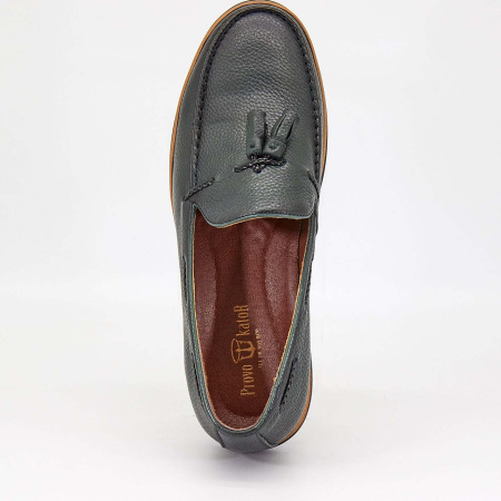 Туфли  Provokator  зеленый  кожа Z-90316 фото в интернет-магазине | Omadey.ru