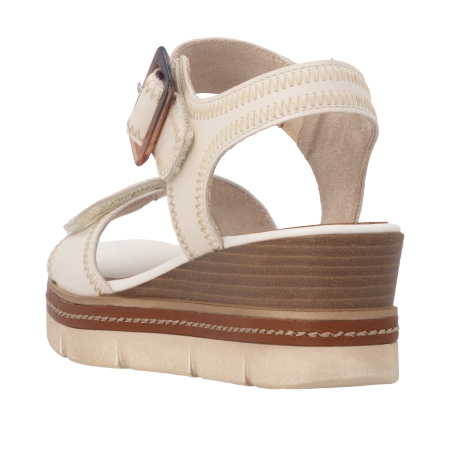 Босоножки  Remonte бежевый  кожа F-401117 фото в интернет-магазине | Omadey.ru