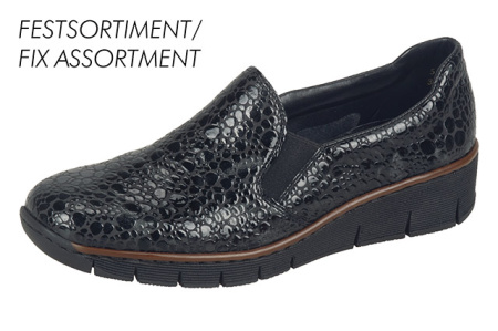 Туфли  Rieker  черный  кожа искусств. Z-8189 фото в интернет-магазине | Omadey.ru