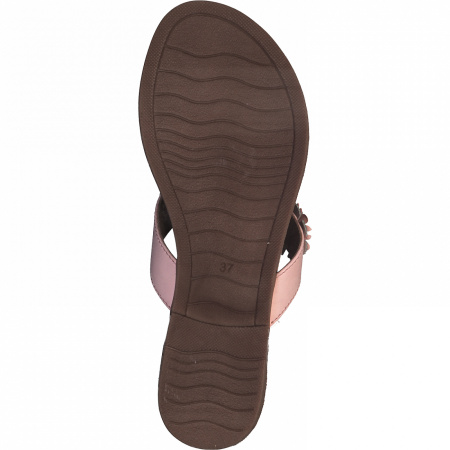 Вьетнамки  Marco Tozzi  розовый  кожа F-100342 фото в интернет-магазине | Omadey.ru