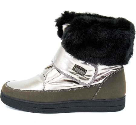 Ботинки  Keddo  серебряный  нубук искусств./нейлон Z-8622 фото в интернет-магазине | Omadey.ru