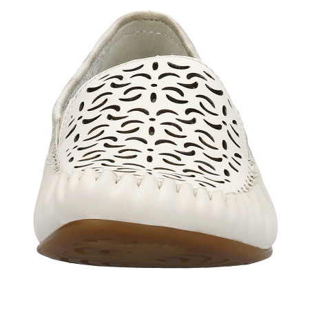 Мокасины  Rieker  бежевый  кожа/кожа искусств. F-400171 фото в интернет-магазине | Omadey.ru