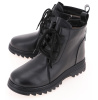 Ботинки  Baden  черный  кожа Z-400373 фото в интернет-магазине | Omadey.ru
