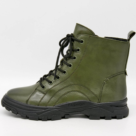 Ботинки  Madella  оливковый  кожа Z-100452 фото в интернет-магазине | Omadey.ru Ботинки  Madella  оливковый  кожа Z-100452 фото в интернет-магазине | Omadey.ru