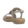 Босоножки  Rieker  бежевый  кожа искусств./текстиль  F-401277 фото в интернет-магазине | Omadey.ru
