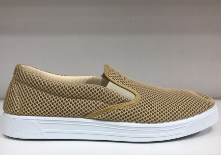 Слипоны  Imara MODA  бежевый  текстиль F-90035 фото в интернет-магазине | Omadey.ru