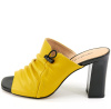 Сабо  Cavaletto  желтый  кожа F-80491 фото в интернет-магазине | Omadey.ru