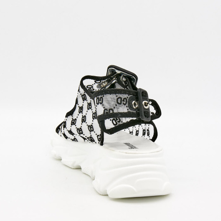 Сандалии  Glam Forever  белый  текстиль F-91141 фото в интернет-магазине | Omadey.ru