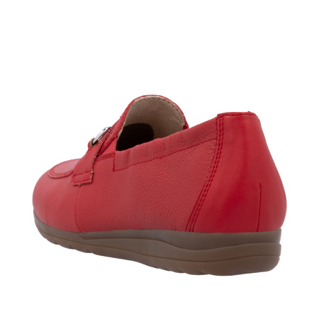 Мокасины  Rieker  красный  кожа/кожа искусств. F-400223 фото в интернет-магазине | Omadey.ru