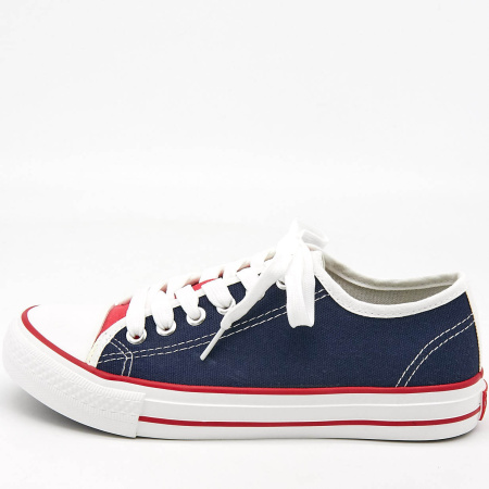 Кеды  женские Keddo  синий  текстиль F-81150 фото в интернет-магазине | Omadey.ru