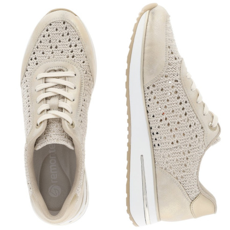 Кроссовки  Remonte  бежевый  кожа искусств./текстиль F-300362 фото в интернет-магазине | Omadey.ru