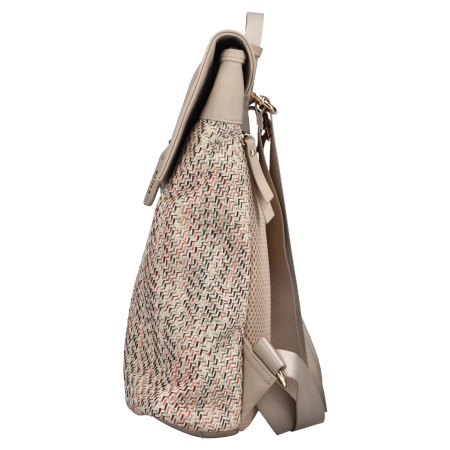 Рюкзак Rieker  кожа искусств./текстиль  бежевый  c15701 фото в интернет-магазине | Omadey.ru