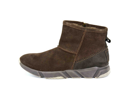 Ботинки  Baden  коричневый  кожа Z-8699 фото в интернет-магазине | Omadey.ru