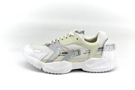 Кроссовки  Keddo  белый  кожа искусств./текстиль F-80588 фото в интернет-магазине | Omadey.ru