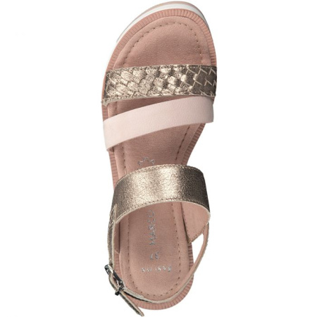 Сандалии  Marco Tozzi  розовый  кожа F-72009 фото в интернет-магазине | Omadey.ru