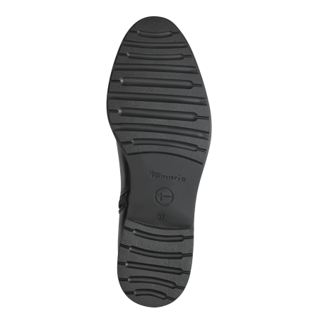 Сапоги  Tamaris  черный  кожа Z-400618 фото в интернет-магазине | Omadey.ru