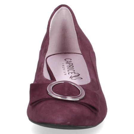 Лодочки  Caprice  бордовый  кожа Z-90072 фото в интернет-магазине | Omadey.ru