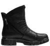 Ботинки  Baden  черный  кожа Z-89118 фото в интернет-магазине | Omadey.ru