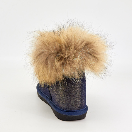 Ботинки  Ridlcat  синий  кожа Z-89166 фото в интернет-магазине | Omadey.ru