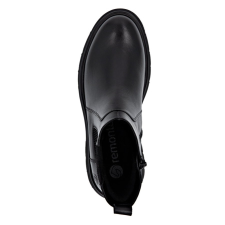 Ботинки  Remonte  черный  кожа Z-400832 фото в интернет-магазине | Omadey.ru