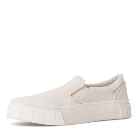 Слипоны  Tamaris  бежевый  текстиль F-100186 фото в интернет-магазине | Omadey.ru