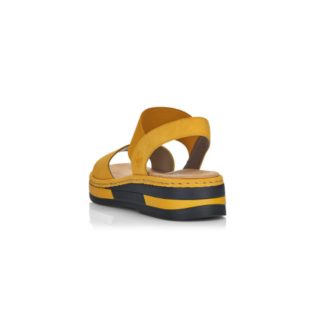 Сандалии  Rieker  желтый  кожа искусств. F-90090 фото в интернет-магазине | Omadey.ru Сандалии  Rieker  желтый  кожа искусств. F-90090 фото в интернет-магазине | Omadey.ru