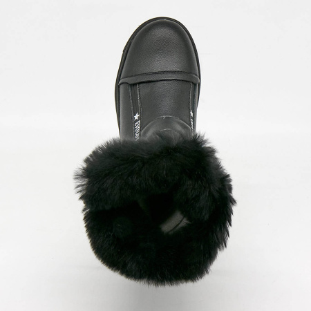 Ботинки  Baden  черный  кожа Z-8830 фото в интернет-магазине | Omadey.ru