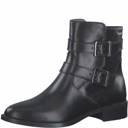 Ботинки  Tamaris  черный  кожа Z-100486 фото в интернет-магазине | Omadey.ru