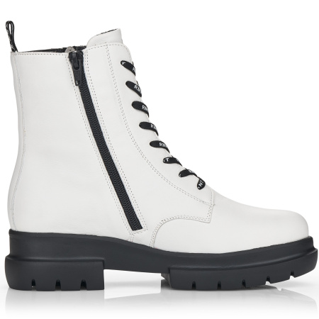 Ботинки  Remonte  белый  кожа Z-100707 фото в интернет-магазине | Omadey.ru