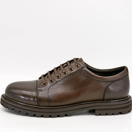 Туфли  Romitan  коричневый  кожа Z-100665 фото в интернет-магазине | Omadey.ru