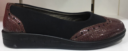 Туфли  Esse  бордовый  кожа Z-89239 фото в интернет-магазине | Omadey.ru