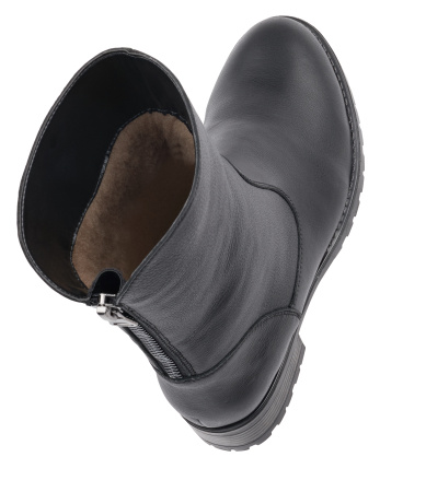 Полусапоги  Remonte  черный  кожа/кожа искусств. Z-89083 фото в интернет-магазине | Omadey.ru