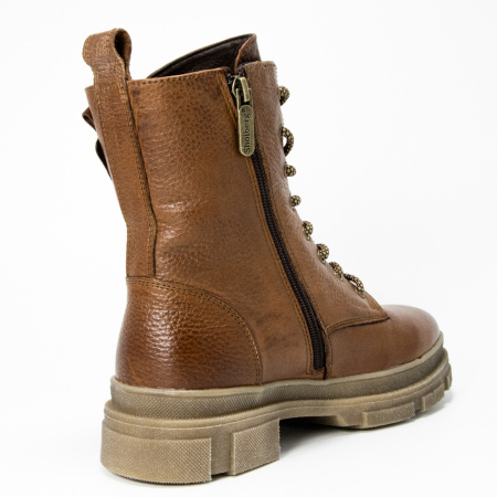 Ботинки  Shoiberg  коричневый  кожа Z-200198 фото в интернет-магазине | Omadey.ru