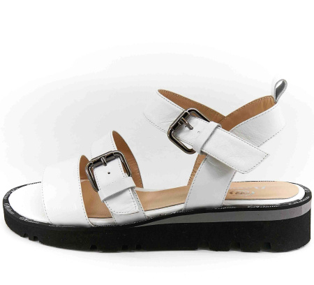 Босоножки  Derem  белый  кожа F-80227 фото в интернет-магазине | Omadey.ru