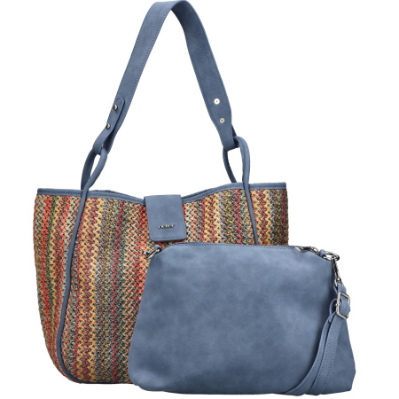 Сумка Rieker  кожа искусств./текстиль  синий  c15697 фото в интернет-магазине | Omadey.ru