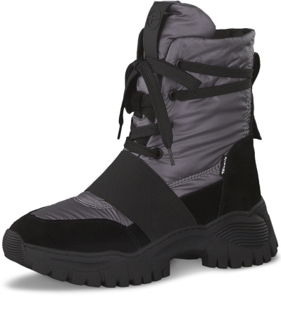 Ботинки  Tamaris  лиловый  текстиль Z-90407 фото в интернет-магазине | Omadey.ru