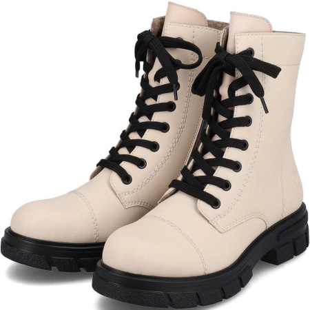 Ботинки  Rieker  бежевый  кожа/кожа искусств. Z-300166 фото в интернет-магазине | Omadey.ru