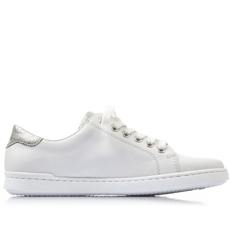 Кеды  Rieker  белый  кожа/кожа искусств. F-100048 фото в интернет-магазине | Omadey.ru
