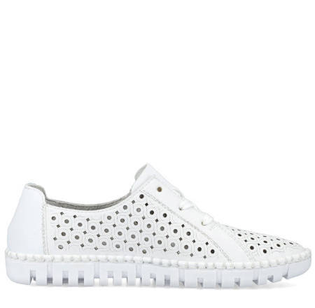 Кроссовки  Rieker  белый  кожа/кожа искусств. F-300161 фото в интернет-магазине | Omadey.ru